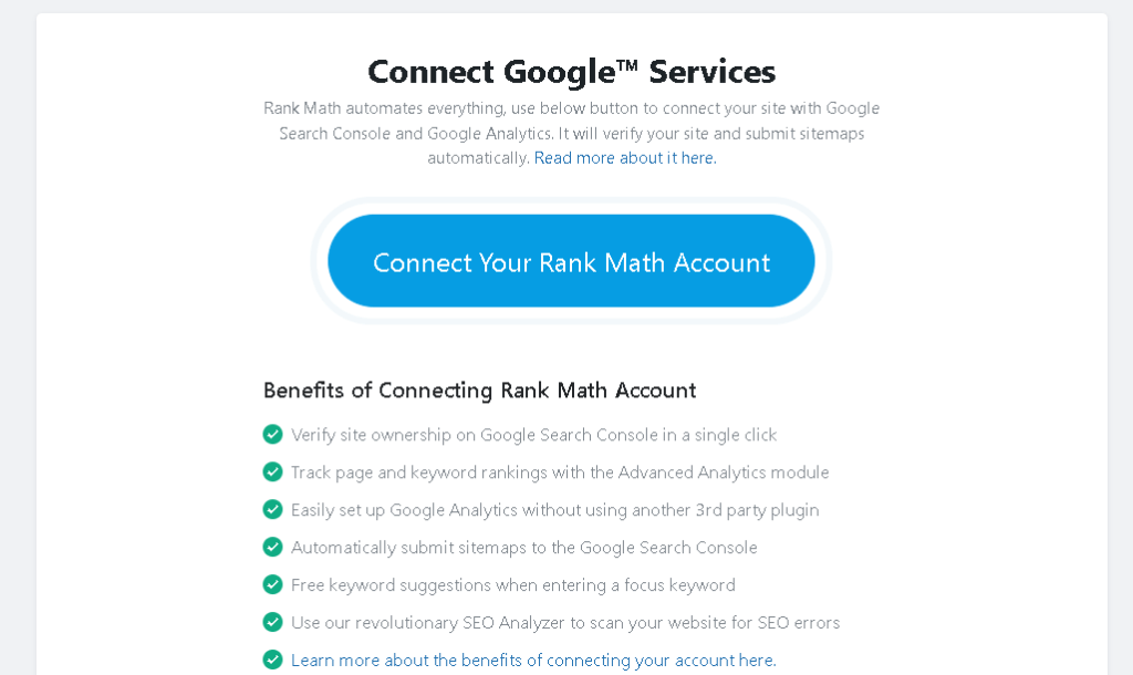 Connect Google Services