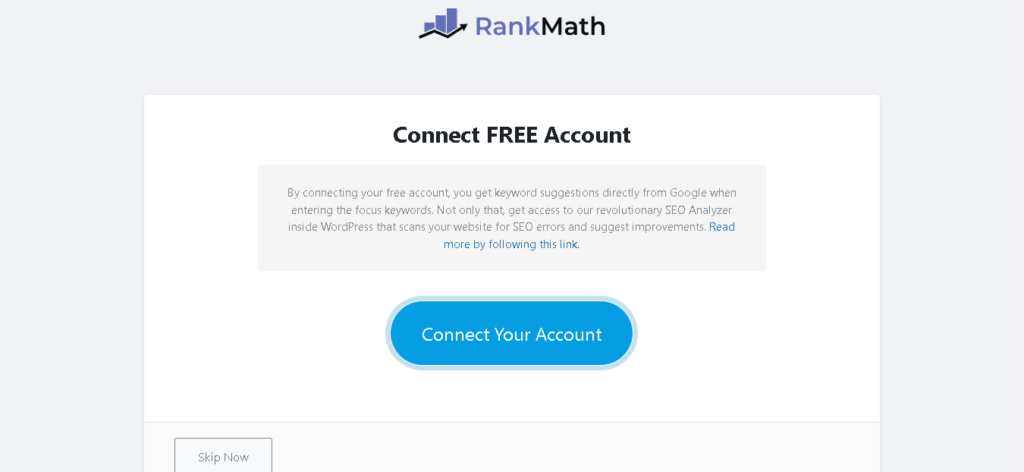 Connect your account